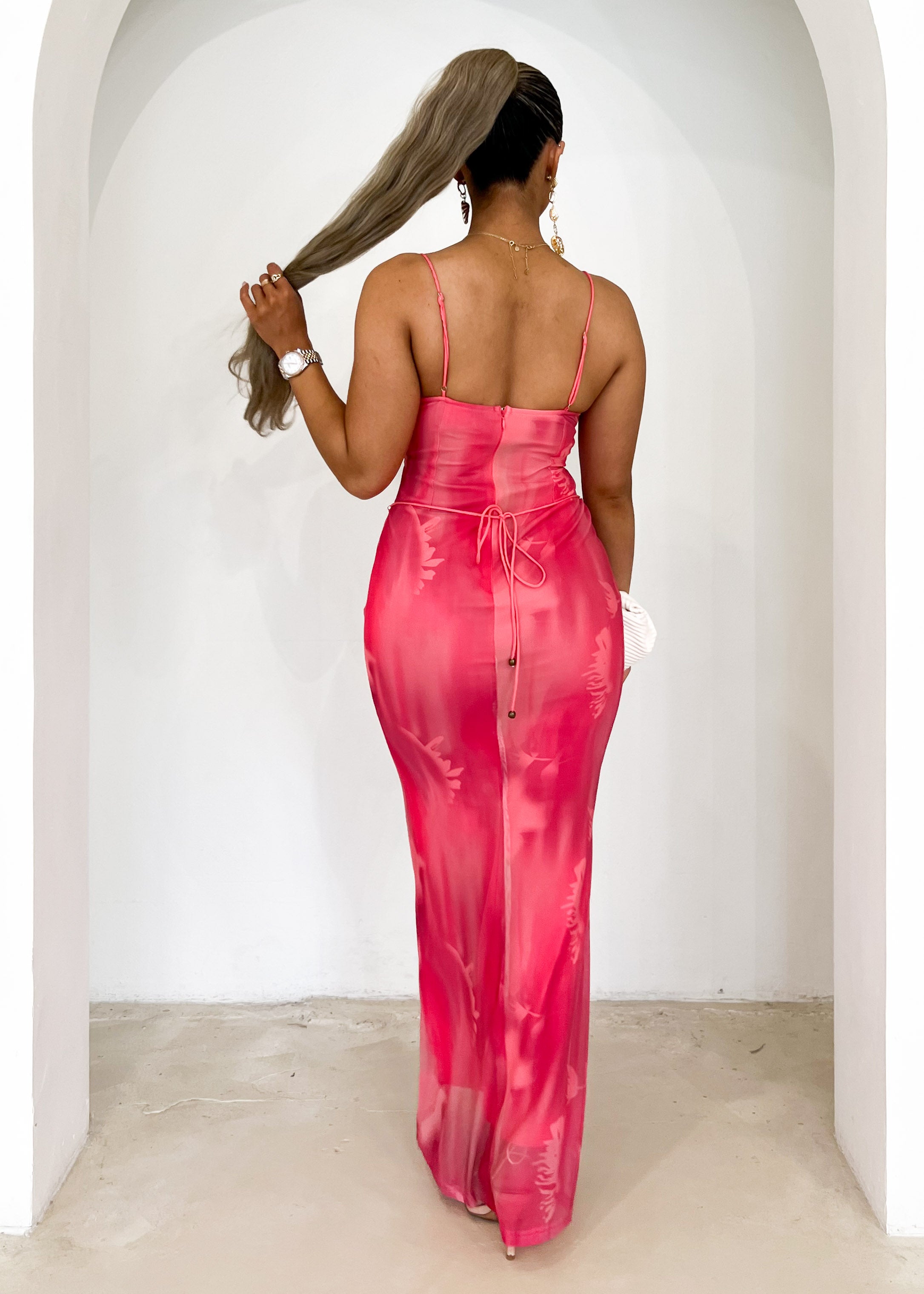Ferissa Maxi Dress - Pink