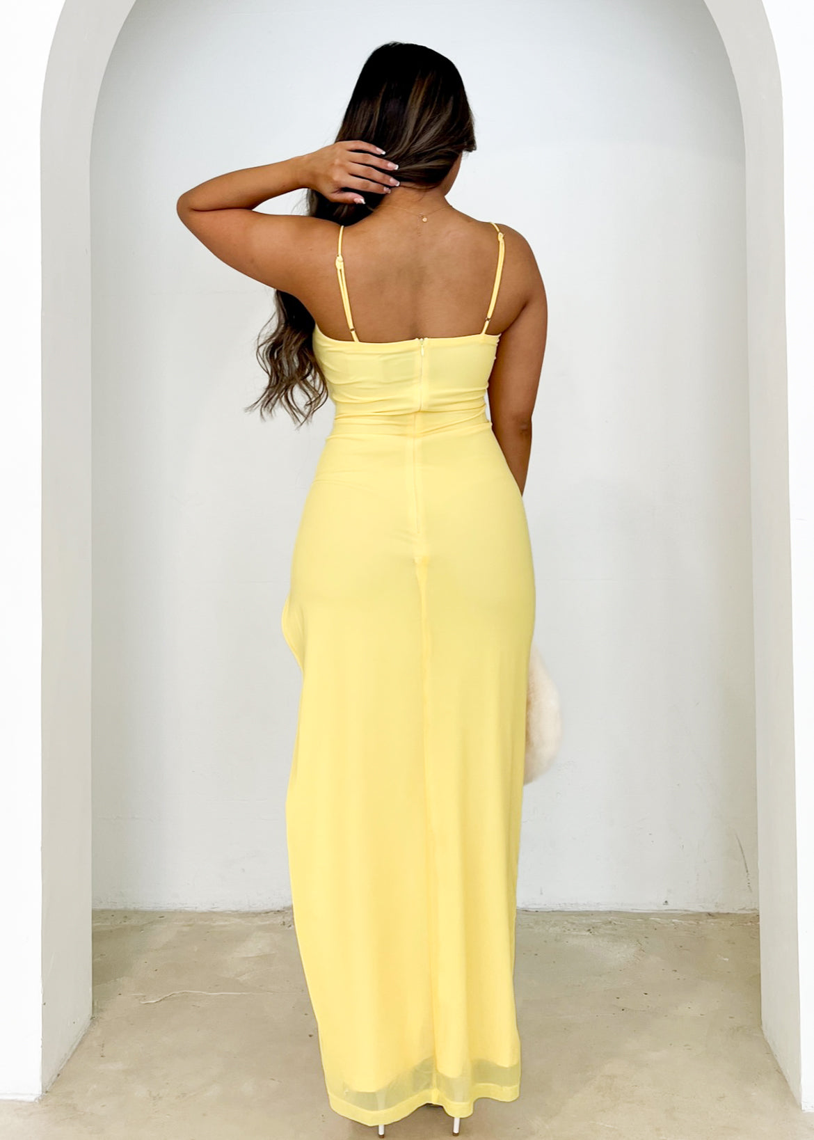 Ordell Midi Dress - Yellow