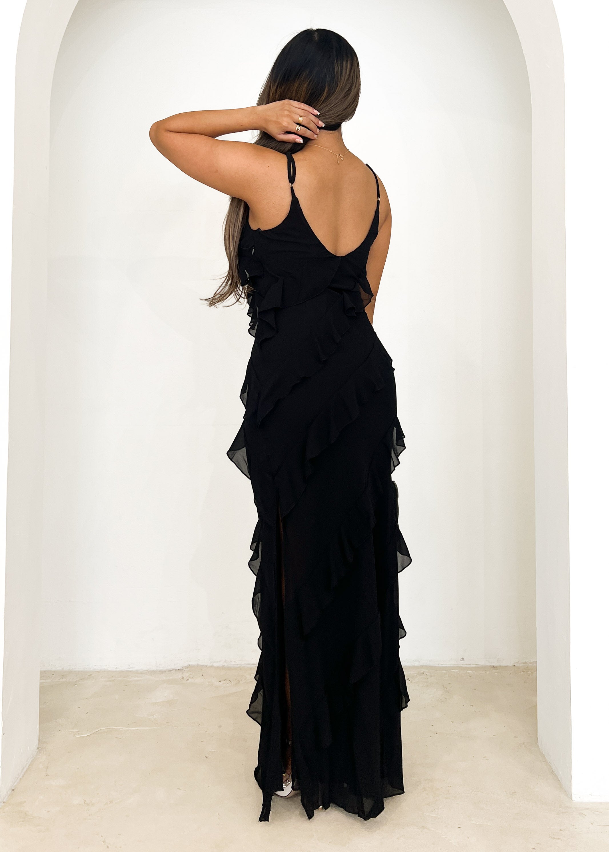 Fiesto Maxi Dress - Black