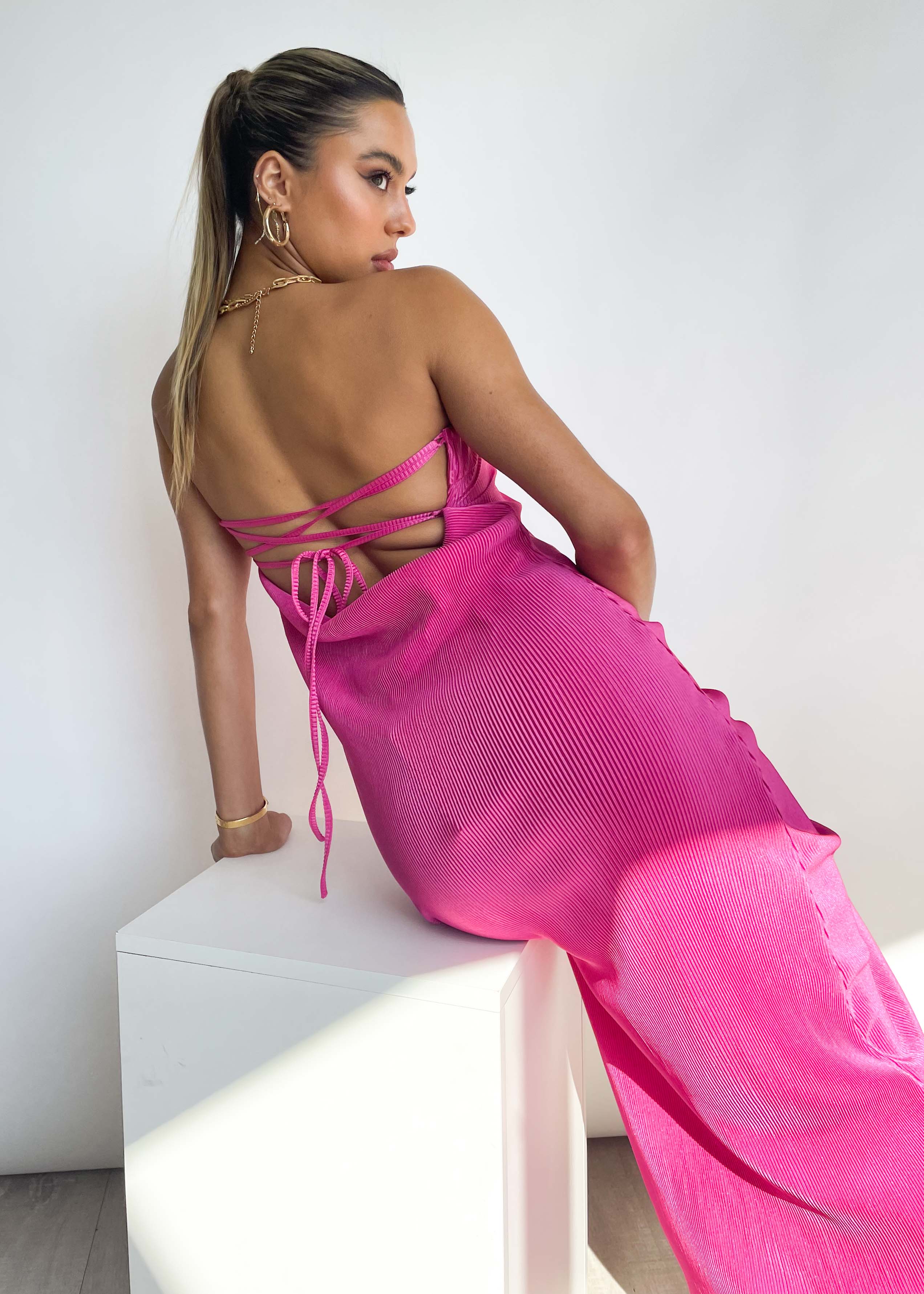 Riverdale Midi Dress - Pink