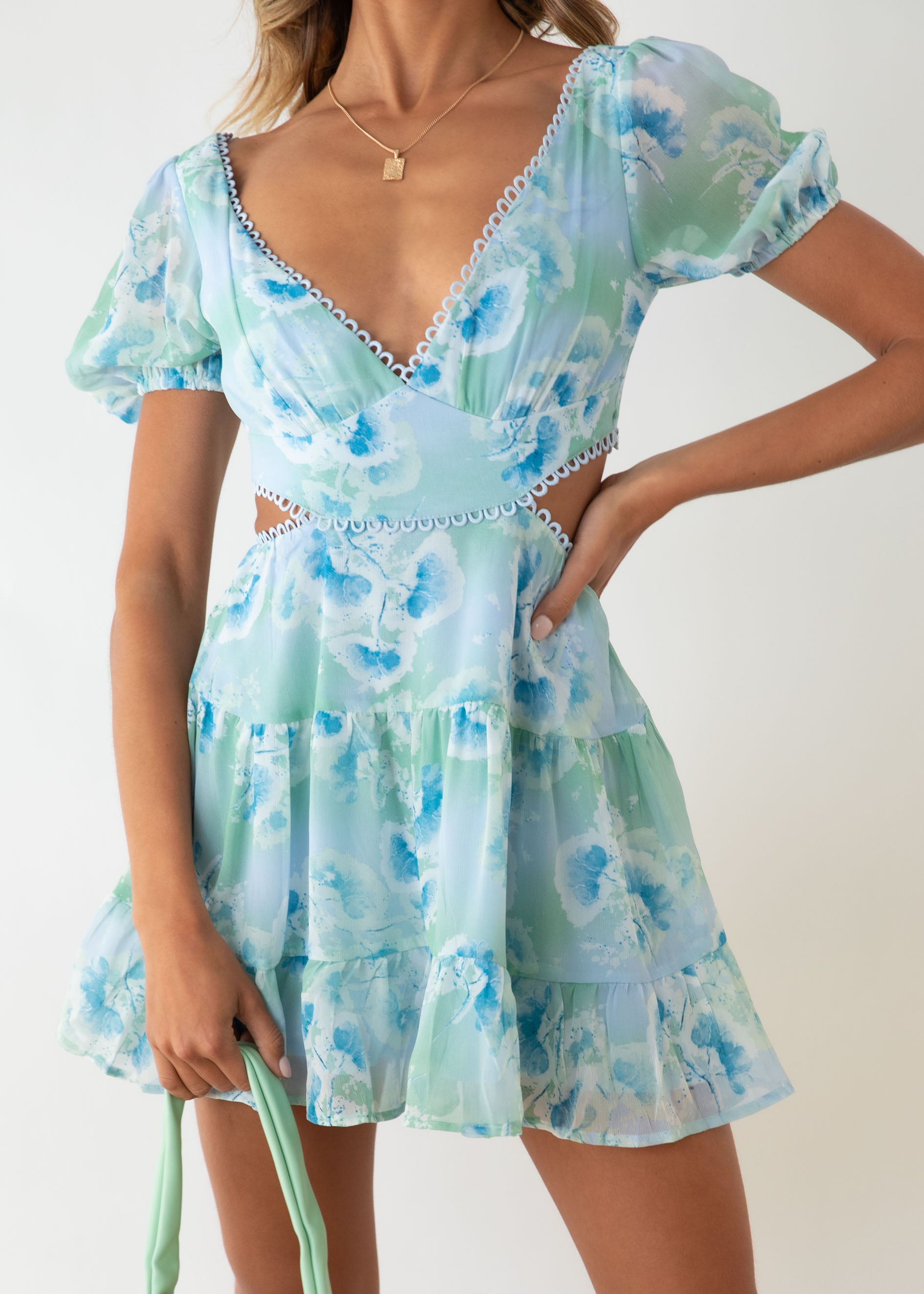 Luccia Dress - Aquamarine