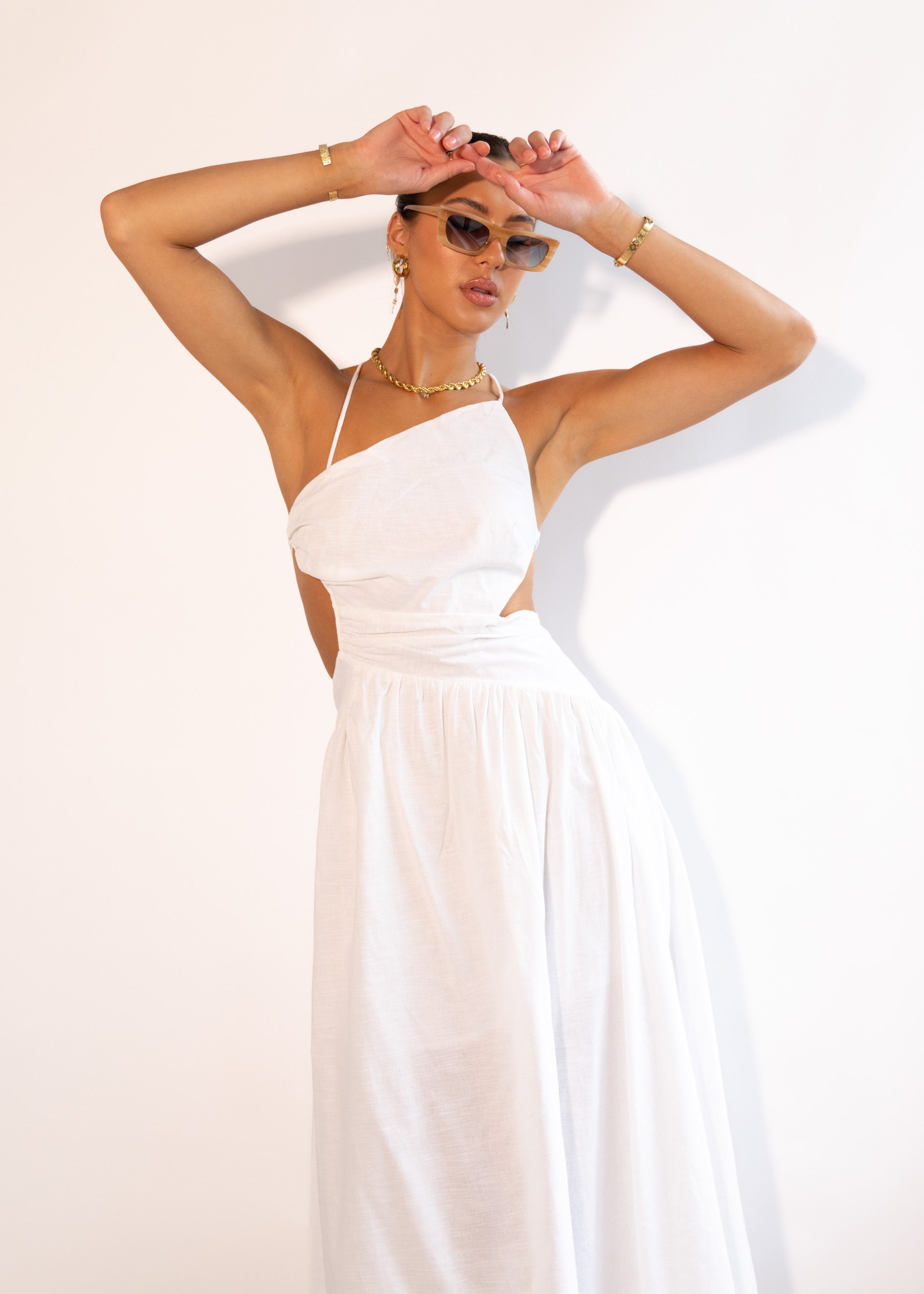 Estellia Maxi Dress - Off White