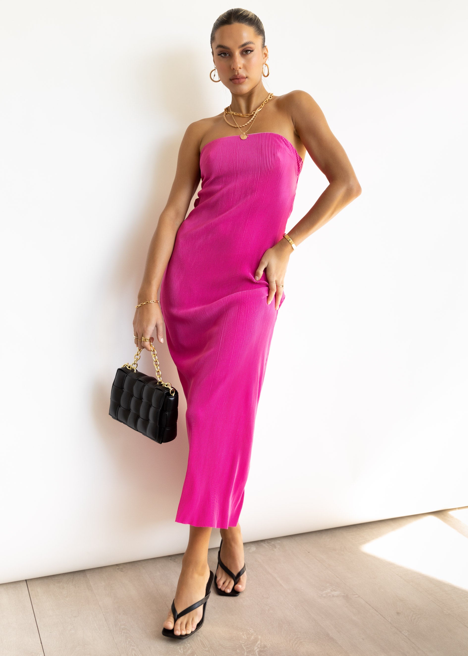 Riverdale Midi Dress - Pink