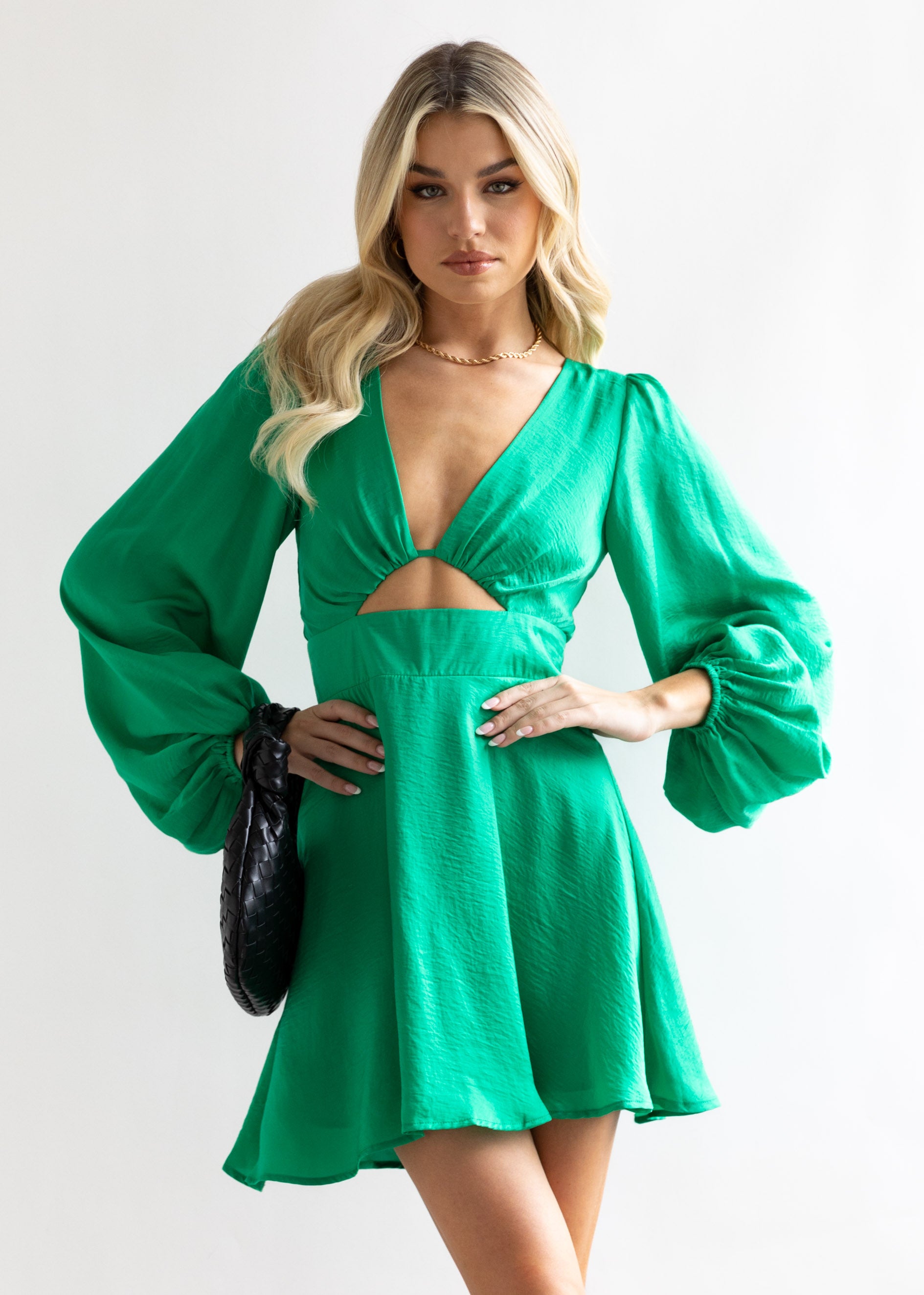 Fleura Mini Dress - Emerald
