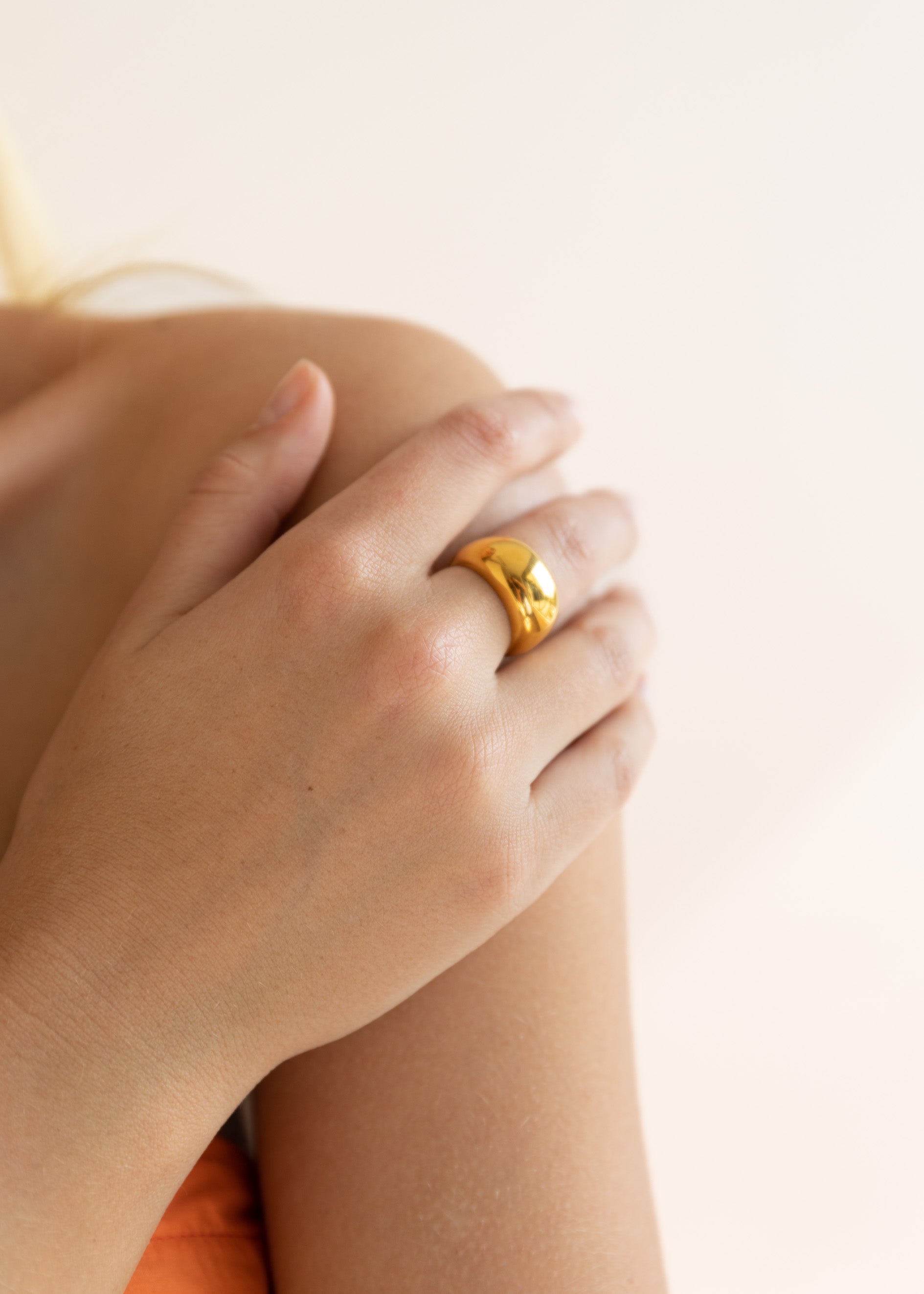 Cuba Gold Plated Ring - Gold