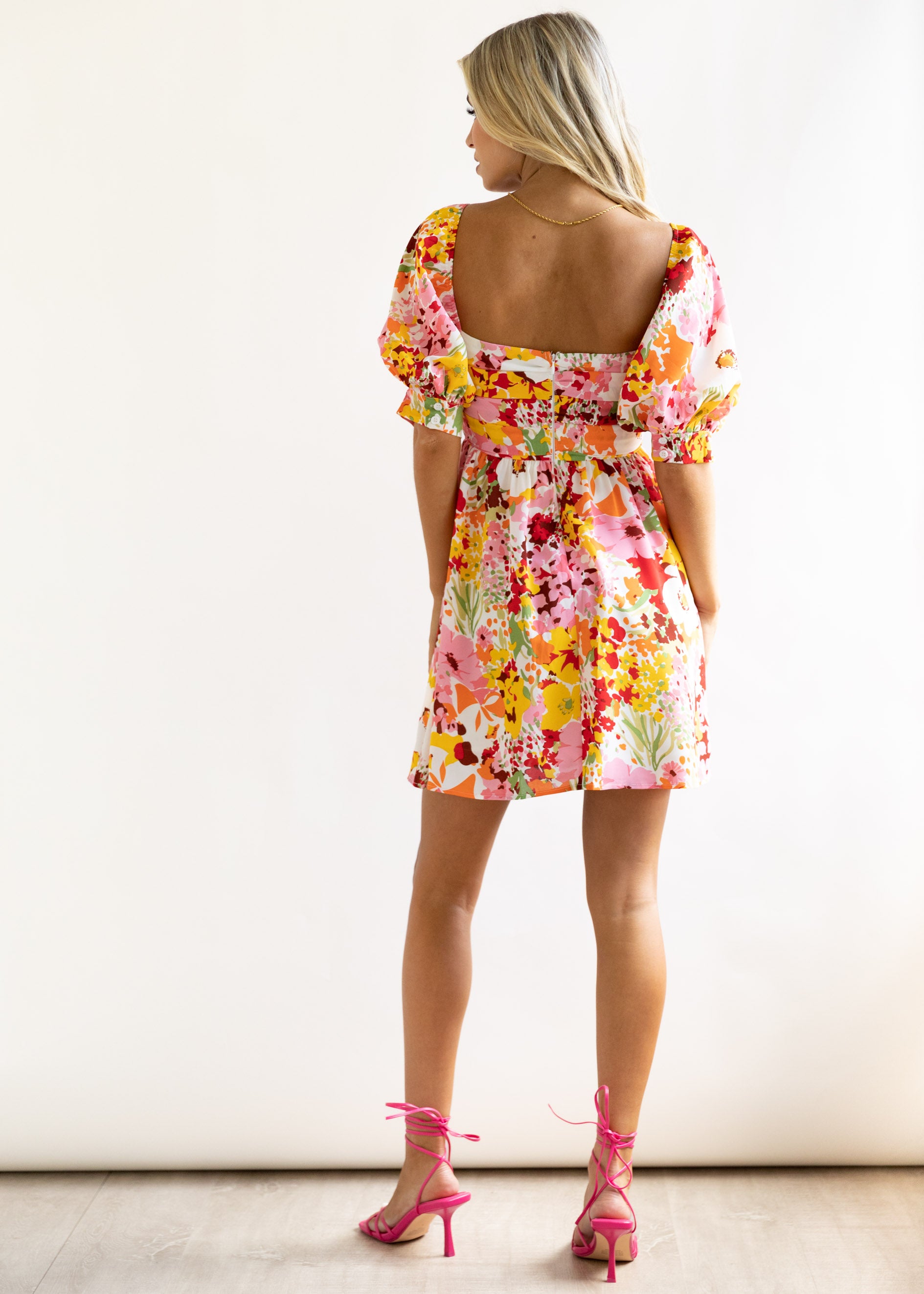 Ivannia Dress - Multi Floral