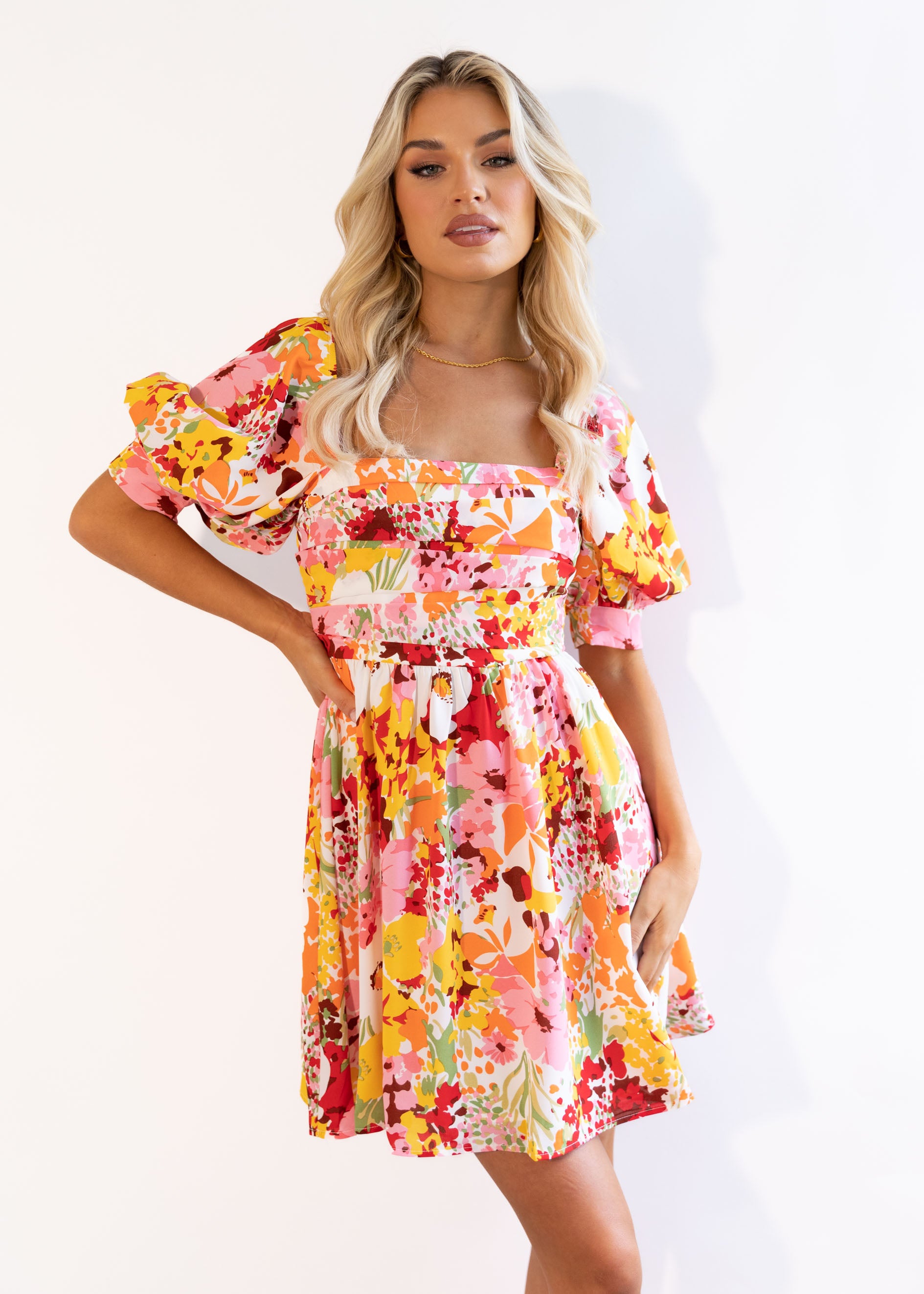 Ivannia Dress - Multi Floral