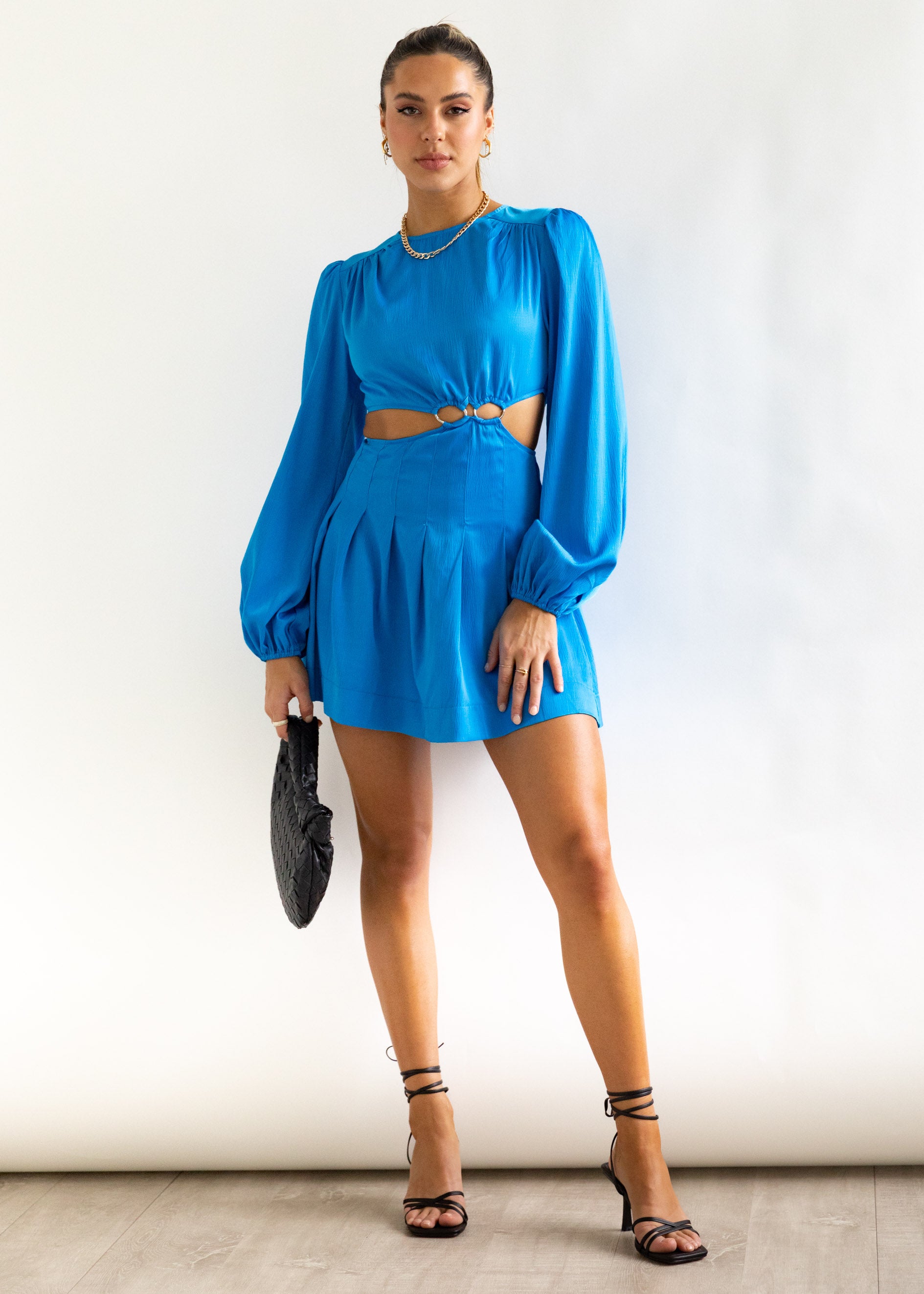 Mahogany Mini Dress - Blue