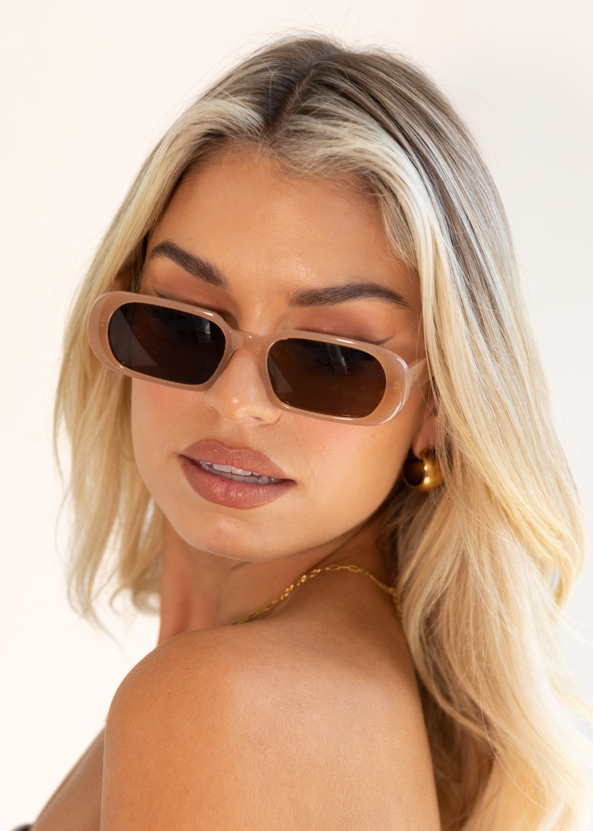 Bardot Sunglasses - Beige